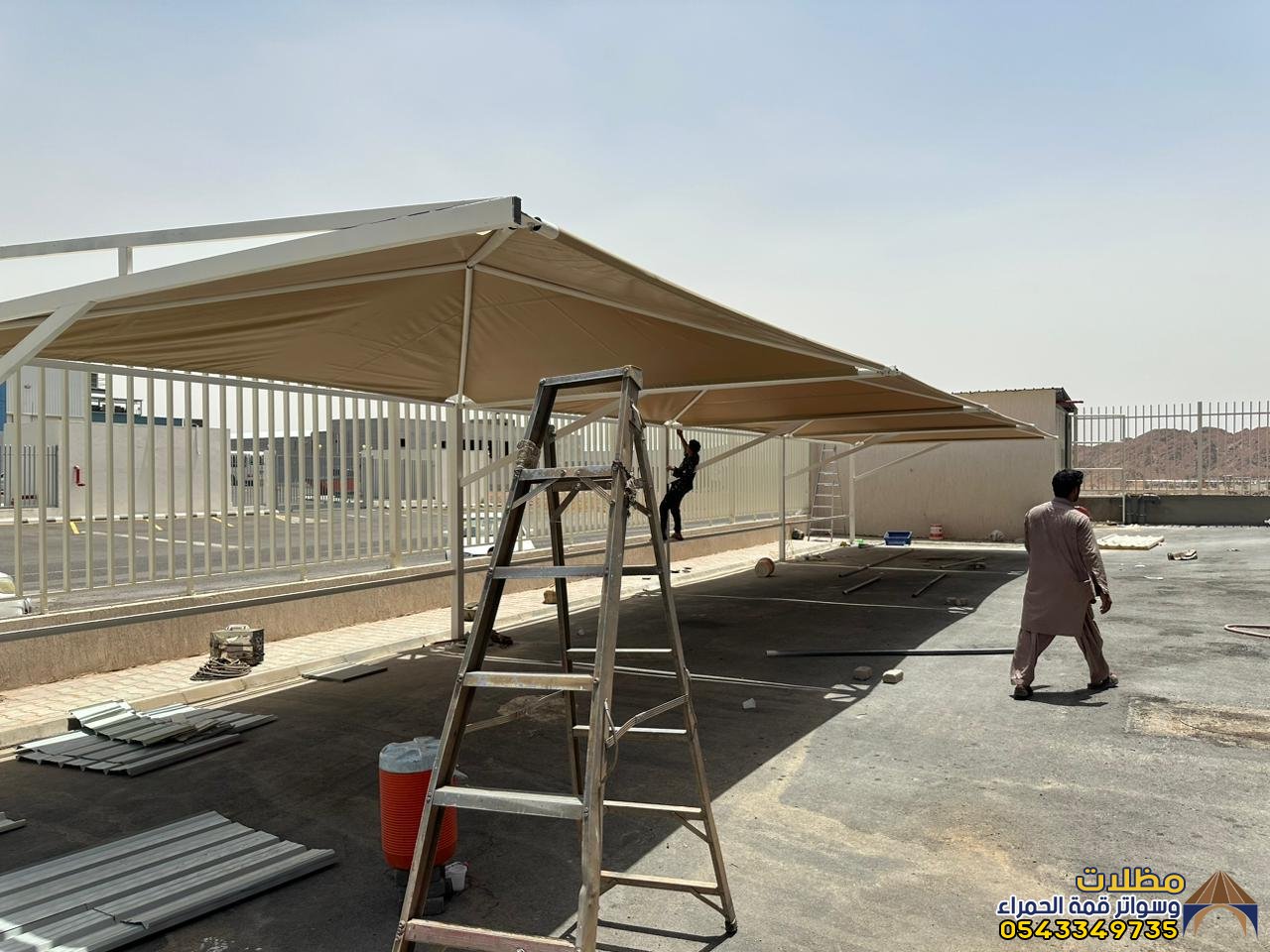 تركيب مظلات سيارات بالمدينة المنورة | أفضل الأسعار وضمان 10 سنوات